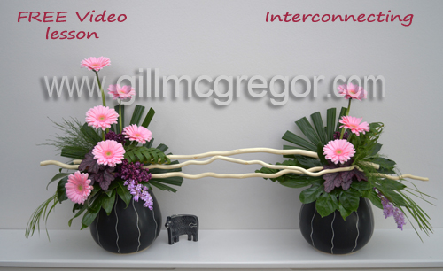 Free - Flower Arranging Video Lesson Number 3