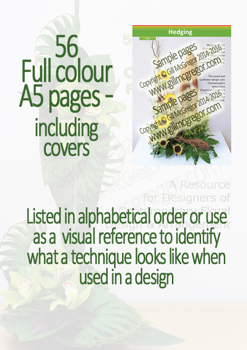 Flower Arranging Books by Gill McGregor | 50 Techniques Used in Contemporary Floral Designs 