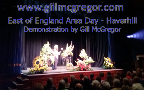 NAFAS - East of England Area Day Floral Art Demonstration by Gill McGregor